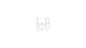 Profil LED LUMINES FLEXA, argintiu anodizat, 3 m small 1