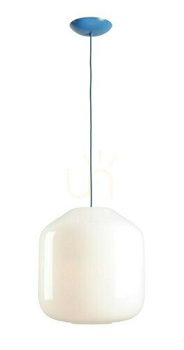 Verifica Lampă suspendată Aldex Flask Sapphire XL, 40 cm, 3×E27, sticlă opal, 8500G31_XL