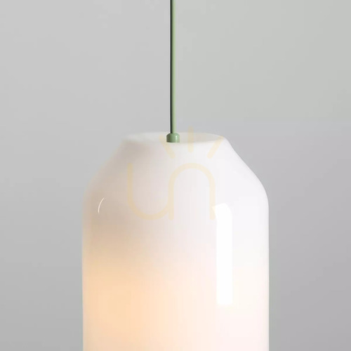 Verifica Lampă suspendată Aldex Flask Sage M 19 cm metal și sticlă 8500G32_M