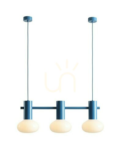 Verifica Lustră suspendată Aldex Flo 3 Sky S 3x10W metal și sticlă 7000E31_S