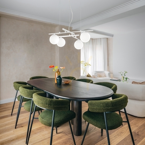 Verifica Lustră suspendată Ideallux Atlas Gold 4xG9 sticlă metal 62 cm 365107
