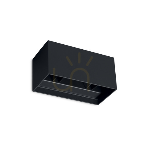 Verifica Aplică exterior Ideallux ATOM antracit LED 25W 4000K IP54 rotundă 20 cm 366906