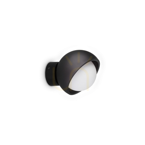 Verifica Aplica de perete Ideallux Bloom negru Ø11,5 cm G9 366548