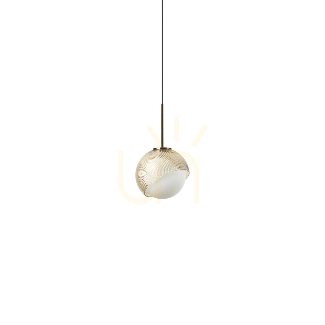 Verifica Lampă suspendată Ideallux BLOOM alamă sticlă Ø11,5 cm G9 366623 Lampă suspendată Ideallux BLOOM alamă sticlă Ø11,5 cm G9 366623