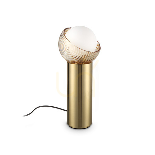 Verifica Lampă de masă Ideallux BLOOM alamă/sticlă 27 cm G9 366524