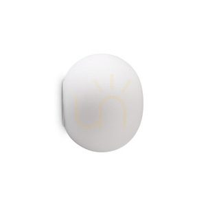 Aplică de perete Ideallux COTTON 352329 albă rotundă Ø15 cm G9 small 0