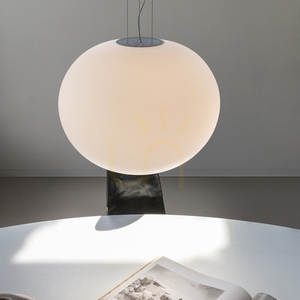 Lampă suspendată Ideallux COTTON albă Ø50 cm E27 344591 small 5