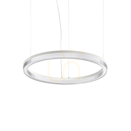 Verifica Lustră suspendată LED Ideallux CROWN albă 60 cm 31W 364988