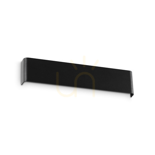 Verifica Aplică de perete Ideallux DELTA neagră aluminiu 41 cm G9 4x4W 369679