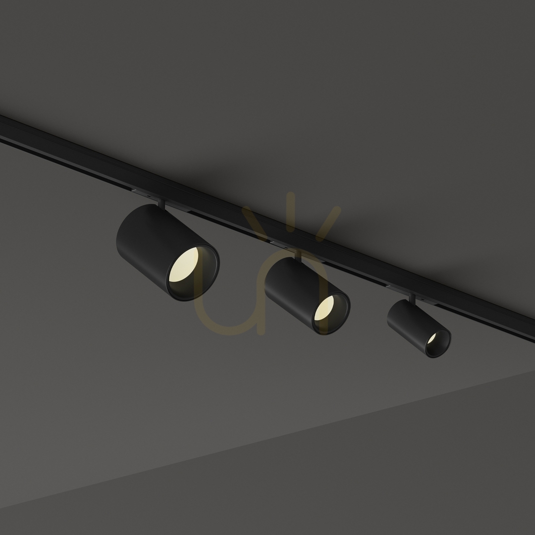 Vedere Spot pe șină LED Ideallux DEVA negru 2,5W 4000K aluminiu 370170 Spot pe șină LED Ideallux DEVA negru 2,5W 4000K aluminiu 370170