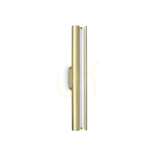 Verifica Aplică perete LED Ideallux DORICA alamă 30 cm 8.5W 366357