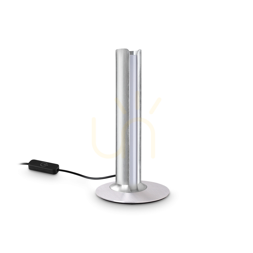 Verifica Lampă de masă Ideallux DORICA LED 8W argintie dimabilă 13 cm 354149 Lampă de masă Ideallux DORICA LED 8W argintie dimabilă 13 cm 354149