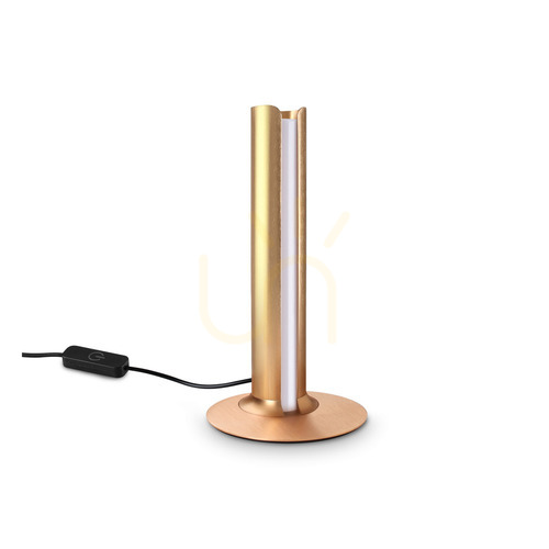 Verifica Lampă de masă Ideal Lux Dorica 362557 cupru LED 8W metal Ø13 cm