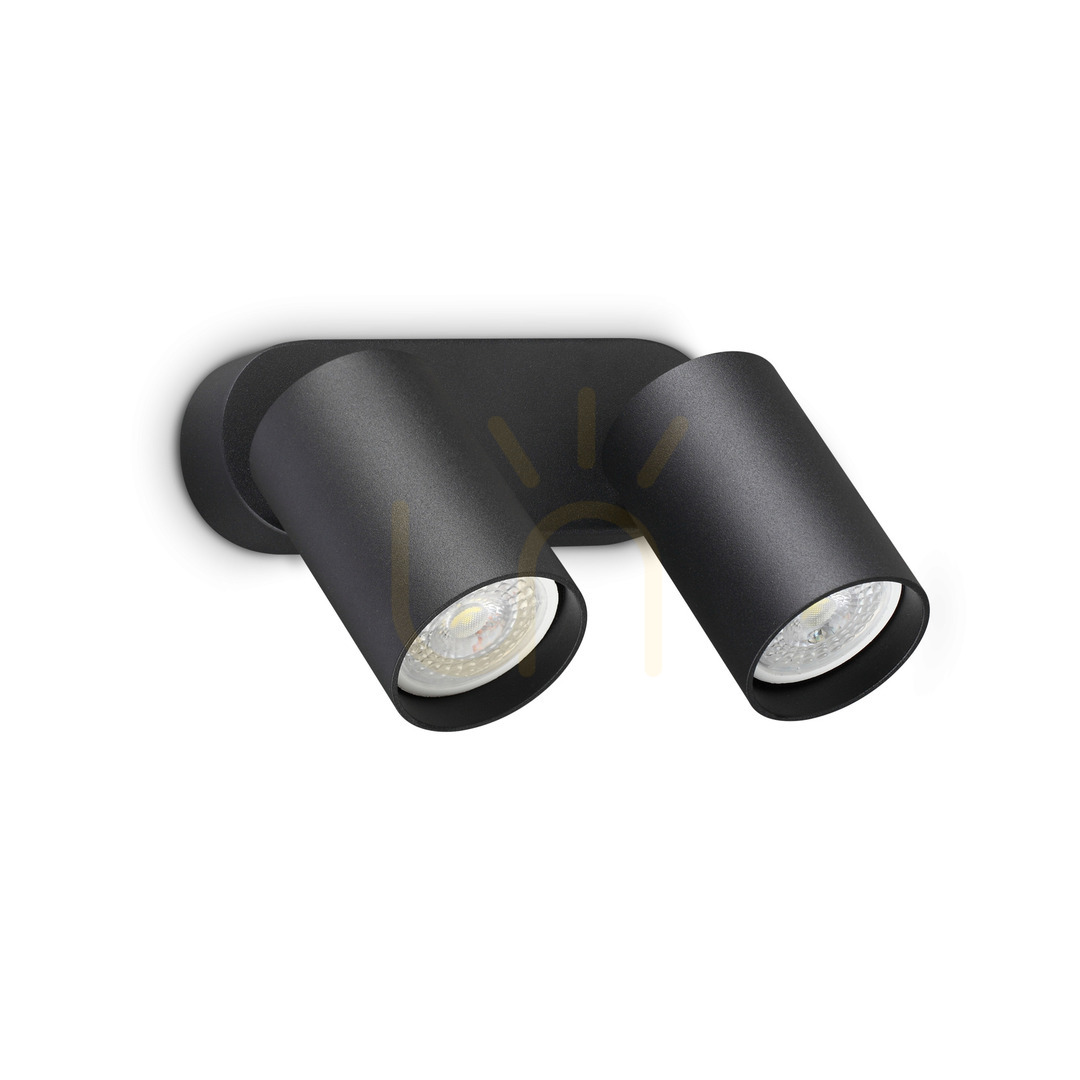 Verifica Aplica de perete Ideallux DYNAMITE 367385 neagra rotunda 2xGU10 Ø16,5 cm Aplica de perete Ideallux DYNAMITE 367385 neagra rotunda 2xGU10 Ø16,5 cm