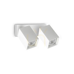 Aplica perete Ideallux Dynamite 371221 alb rotunda 2xGU10 metal Ø16,5 cm 0 Aplica perete Ideallux Dynamite 371221 alb rotunda 2xGU10 metal Ø16,5 cm small 0