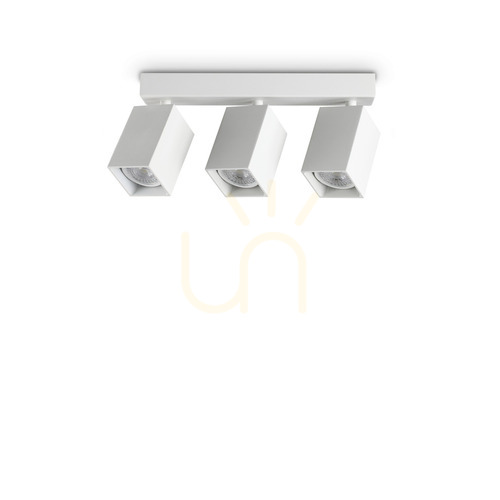 Verifica Aplică perete Ideallux DYNAMITE alb 3xGU10 metal Ø27,5 cm 367415