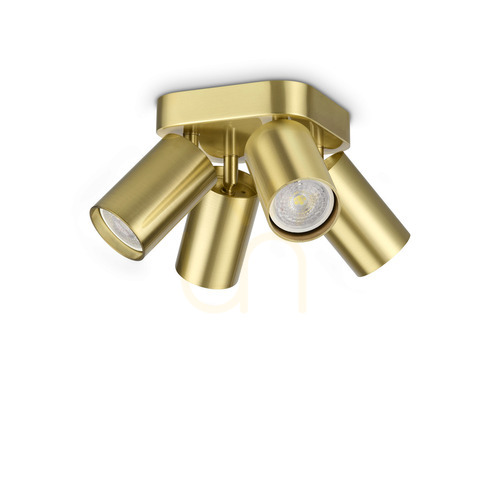 Verifica Plafond Ideallux DYNAMITE 371306 alama metal 4xGU10 Ø13,5 cm