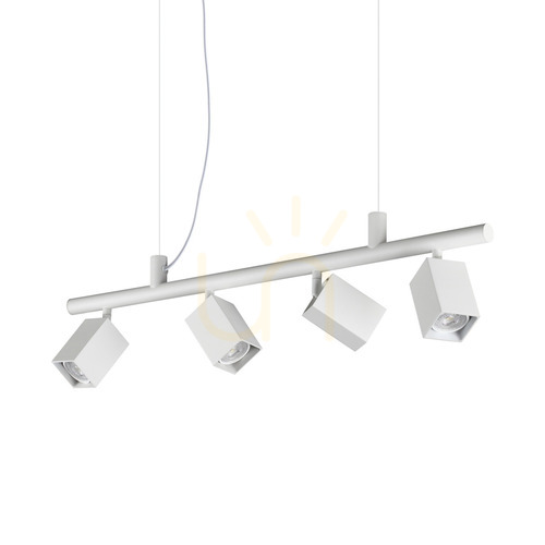 Verifica Lustră suspendată Ideallux Dynamite albă 4xGU10 Ø76 cm 367453