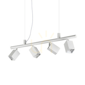 Lustră suspendată Ideallux Dynamite albă 4xGU10 Ø76 cm 367453 0 Lustră suspendată Ideallux Dynamite albă 4xGU10 Ø76 cm 367453 small 0