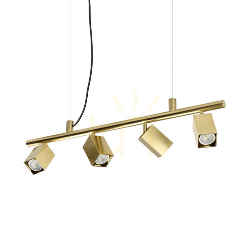 Verifica Lustră suspendată Ideallux Dynamite 371399 alamă 4xGU10 Ø76 cm