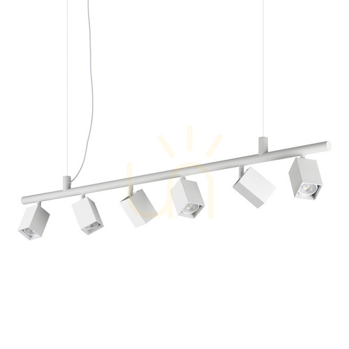 Verifica Lampă suspendată Ideallux DYNAMITE albă 6xGU10 metal 115,5 cm 367460