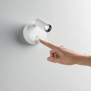 Aplică LED de perete Ideallux ELF albă 8,5 cm 3W 347479 small 2