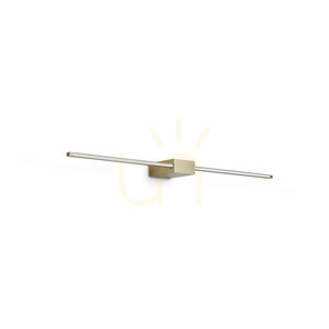 Aplica perete LED Ideallux ESSENCE 371689 alamă 75 cm 3000K small 0