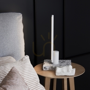 Lampă de masă Ideallux Essence 367156 LED 12W 3000K albă 39,5 cm small 1