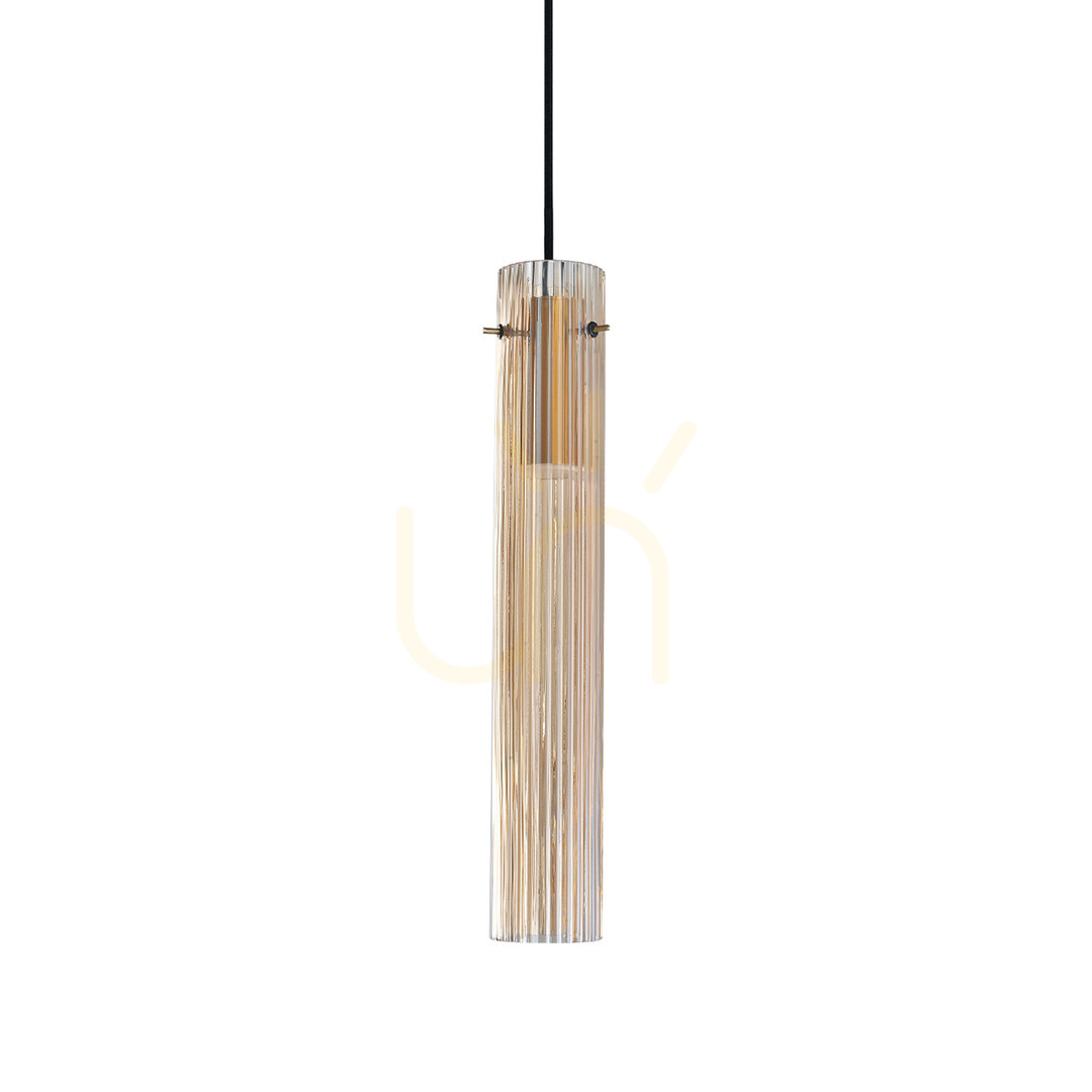 Verifica Lampă suspendată Ideallux FLAM 353890 LED 10W alamă sticlă Ø6,6 cm Lampă suspendată Ideallux FLAM 353890 LED 10W alamă sticlă Ø6,6 cm