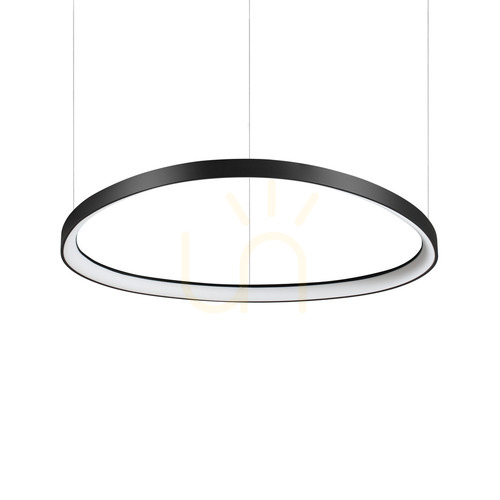 Verifica Lustră suspendată LED Ideallux Gemini negru 81 cm 56W 4000K 372198