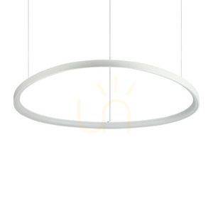 Lampă suspendată Ideallux GEMINI albă LED 4000K Ø105 cm 372211 small 0
