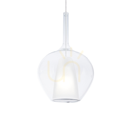 Verifica Lampă suspendată Ideallux KALIQUE transparentă 28 cm E27 359571