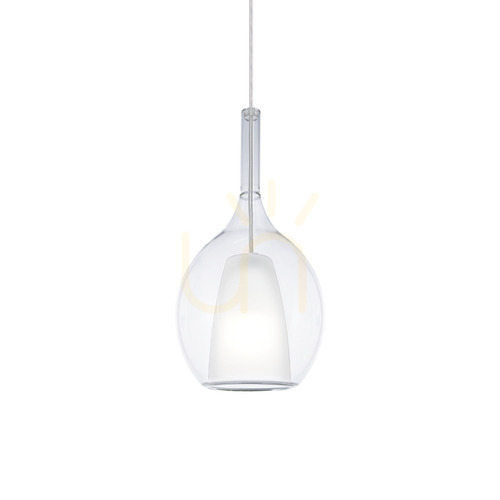 Verifica Lampă suspendată Ideallux Kalique transparentă E27 18 cm 360034