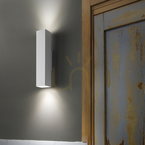 Verifica Aplică perete Ideallux LOOK 370194 albă 2xGU10 aluminiu Ø6x15 cm