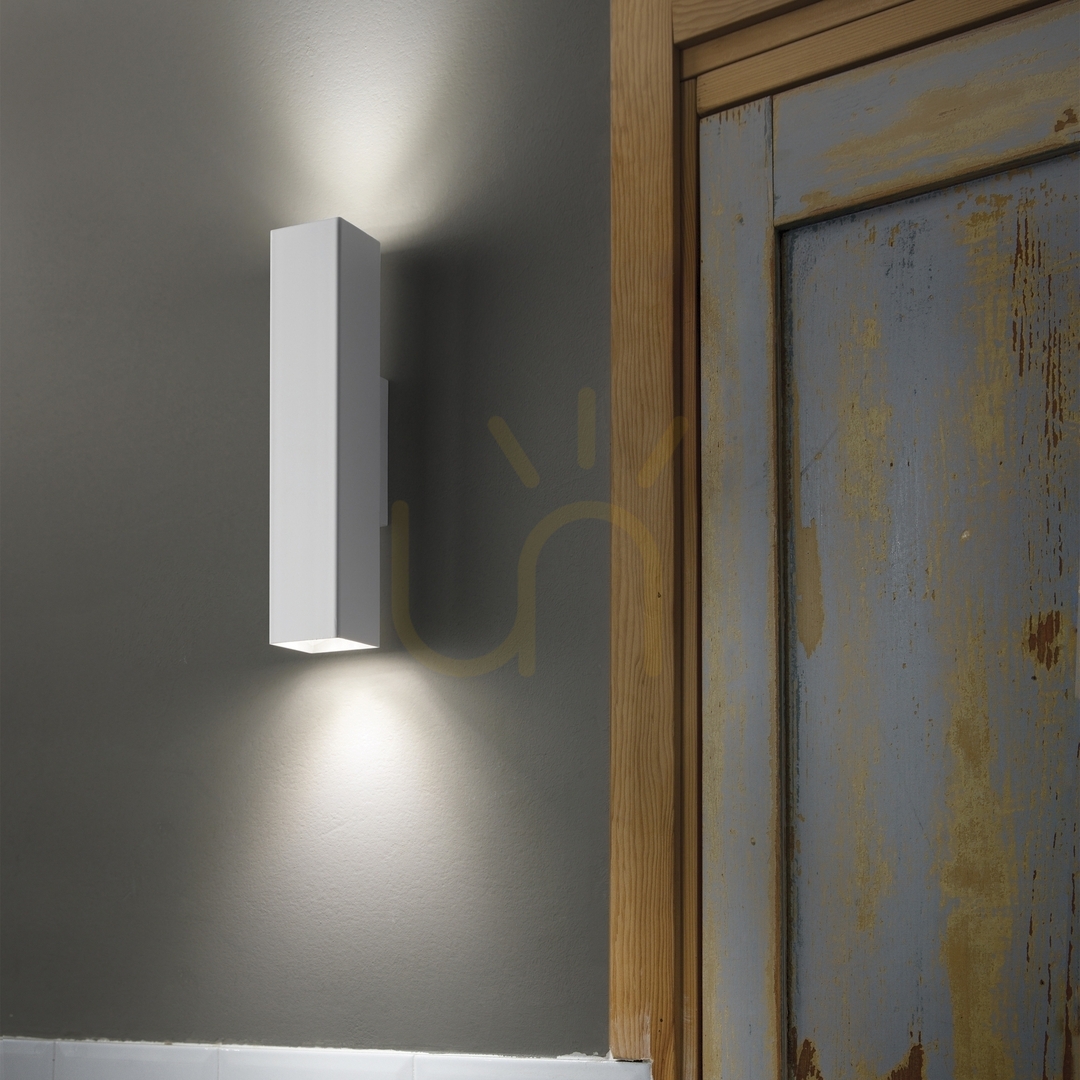 Vedere Aplică perete Ideallux LOOK 370194 albă 2xGU10 aluminiu Ø6x15 cm Aplică perete Ideallux LOOK 370194 albă 2xGU10 aluminiu Ø6x15 cm