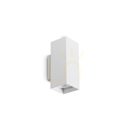 Verifica Aplică perete Ideallux LOOK 370194 albă 2xGU10 aluminiu Ø6x15 cm