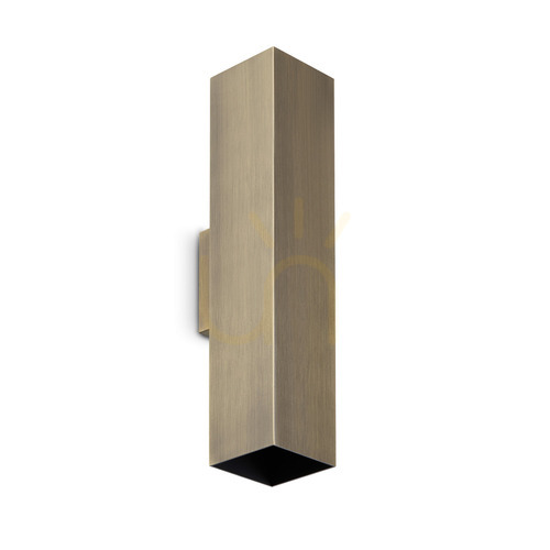 Verifica Aplica perete Ideallux LOOK alamă GU10 2x28W 30 cm 370392
