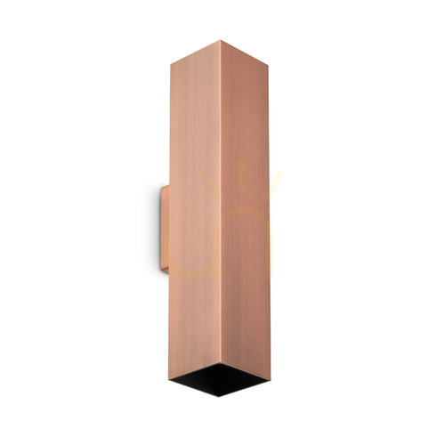 Verifica Aplică de perete Ideallux LOOK cupru GU10 2x28W 30 cm 370460
