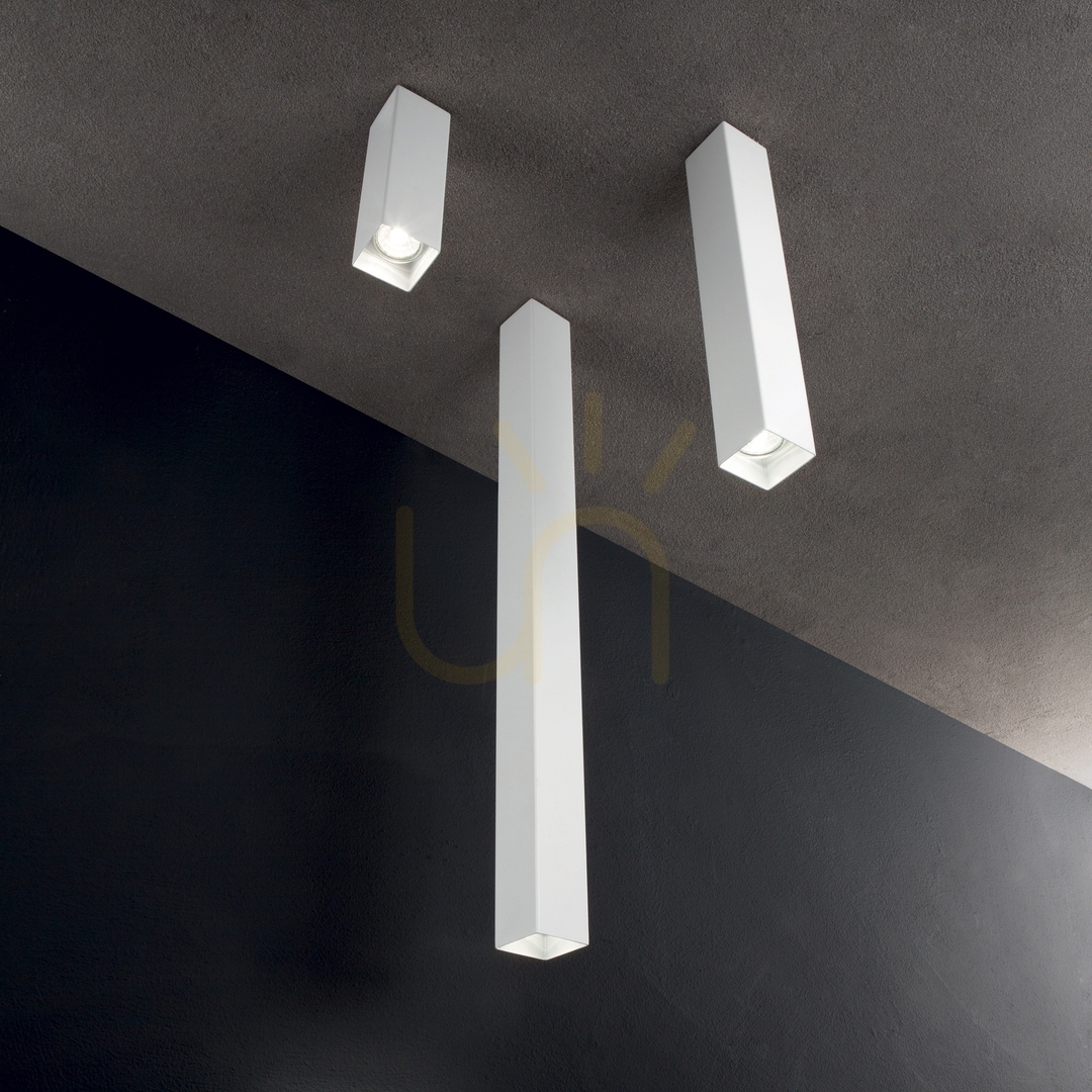Vedere Plafond Ideallux LOOK negru GU10 Ø6x10 cm 353845 Plafond Ideallux LOOK negru GU10 Ø6x10 cm 353845