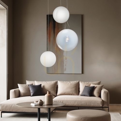 Verifica Lampă suspendată Ideallux MAPA argintie E14 1x28W Ø5 cm 371733