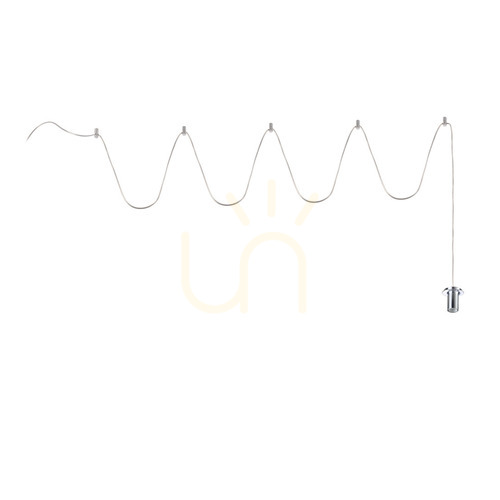 Verifica Lampă suspendată Ideallux MAPA argintie E14 1x28W Ø5 cm 371733
