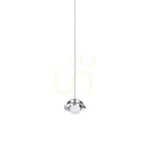 Lampă suspendată Ideallux MAPA argintie LED 1,5W aluminiu 367965 small 0