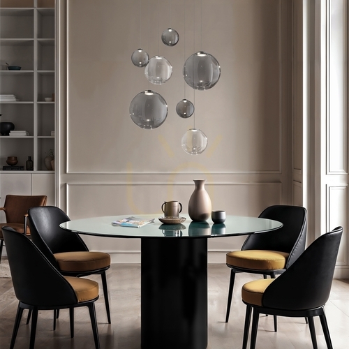 Verifica Accesoriu iluminat circular Ideallux MAPA negru aluminiu sticlă 75 cm 371917