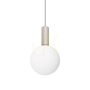 Lampă suspendată Ideallux ODEON alb LED 8W sticlă metal Ø20 cm 349206 small 0