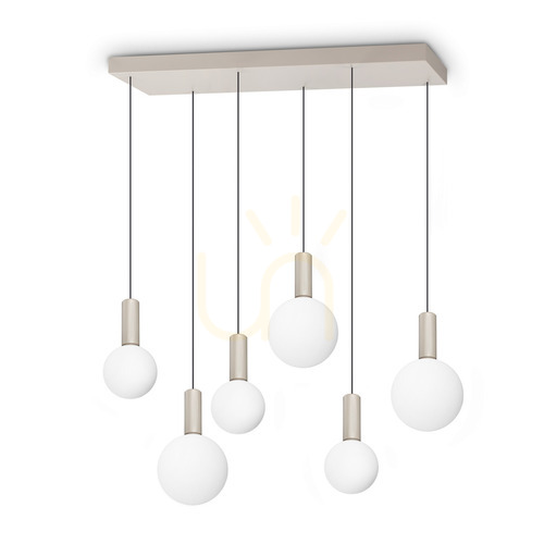 Verifica Lampă suspendată Ideallux ODEON albă LED 39W 88 cm 349220