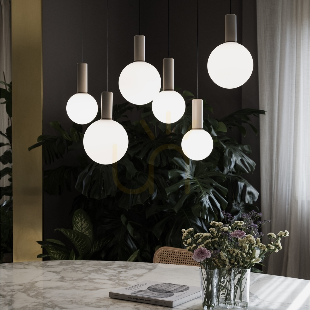 Vedere Lustră suspendată Ideallux ODEON albă LED 39W 57 cm 349237 Lustră suspendată Ideallux ODEON albă LED 39W 57 cm 349237