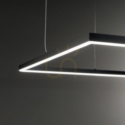Verifica Lampă suspendată Ideallux ORACLE SLIM alamă LED 44W 3000K Ø70 cm 370484