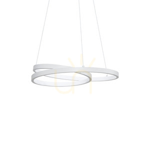 Lampă suspendată Ideallux OZ albă LED 38W 3000K Ø40 cm 352435 small 0