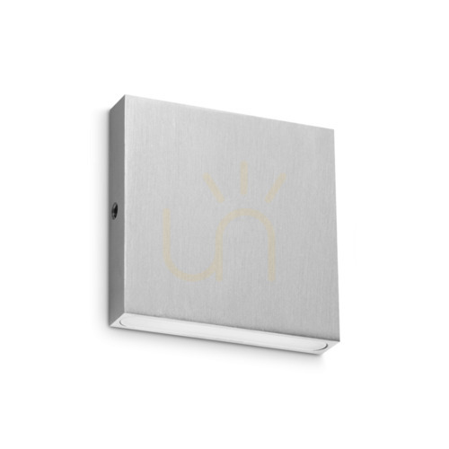 Verifica Lampă de perete exterior Ideallux POST-IT argintiu LED 3W IP65 335865 8 cm
