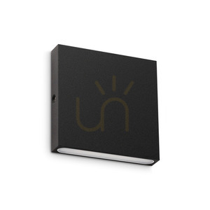 Aplică exterior LED Ideallux POST-IT negru rotundă IP65 8 cm 335919 small 0